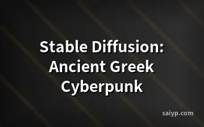 Stable Diffusion: Ancient Greek Cyberpunk
