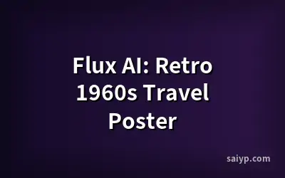 Flux AI: Retro 1960s Travel Poster
