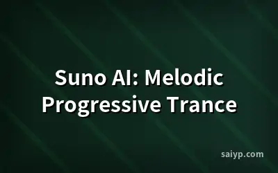 Suno AI: Melodic Progressive Trance