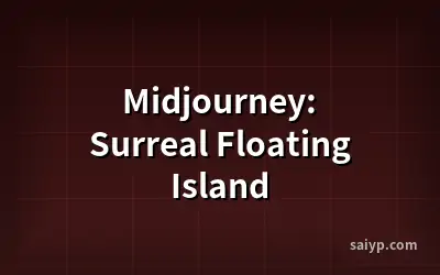 Midjourney: Surreal Floating Island
