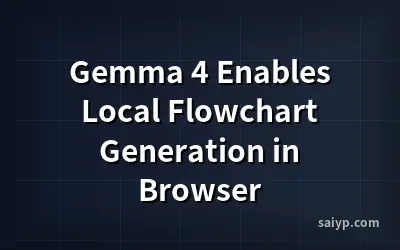 Gemma 4 Enables Local Flowchart Generation in Browser