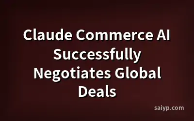 Claude Commerce AI Successfully Negotiates Global Deals