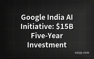 Google India AI Initiative: $15B Five-Year Investment