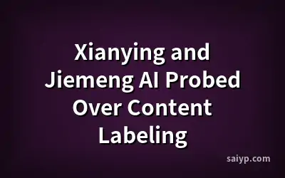 Xianying and Jiemeng AI Probed Over Content Labeling