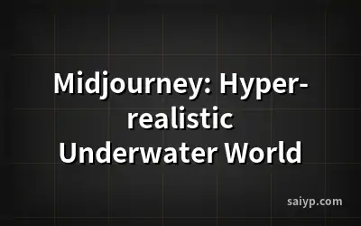 Midjourney: Hyper-realistic Underwater World