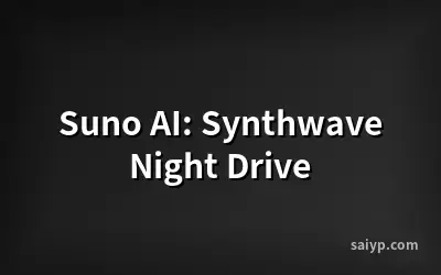 Suno AI: Synthwave Night Drive