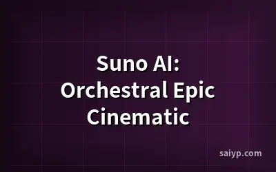 Suno AI: Orchestral Epic Cinematic