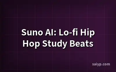 Suno AI: Lo-fi Hip Hop Study Beats