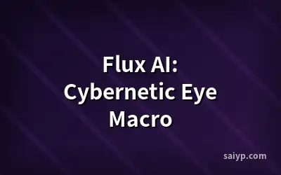 Flux AI: Cybernetic Eye Macro