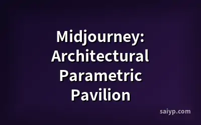 Midjourney: Architectural Parametric Pavilion