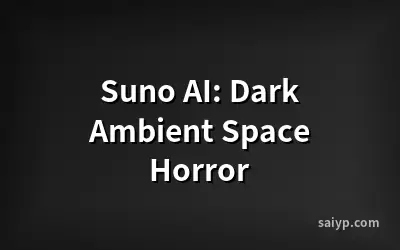 Suno AI: Dark Ambient Space Horror