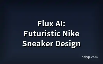 Flux AI: Futuristic Nike Sneaker Design