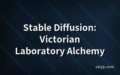 Stable Diffusion: Victorian Laboratory Alchemy
