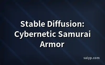 Stable Diffusion: Cybernetic Samurai Armor