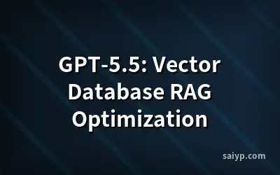 GPT-5.5: Vector Database RAG Optimization