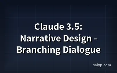 Claude 3.5: Narrative Design - Branching Dialogue