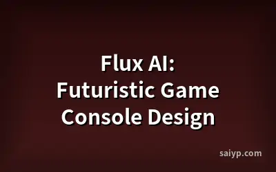Flux AI: Futuristic Game Console Design