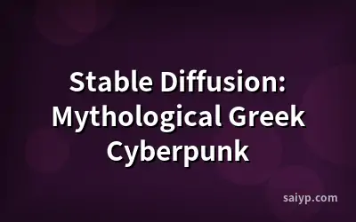 Stable Diffusion: Mythological Greek Cyberpunk