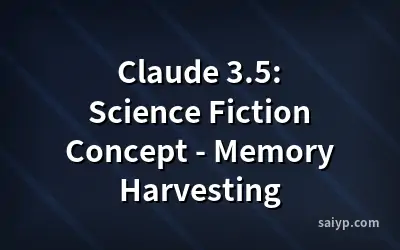 Claude 3.5: Science Fiction Concept - Memory Harvesting