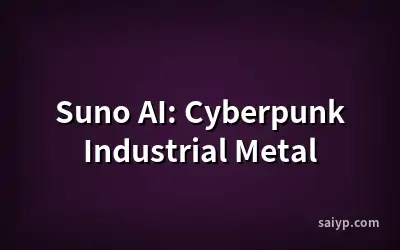 Suno AI: Cyberpunk Industrial Metal