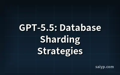 GPT-5.5: Database Sharding Strategies