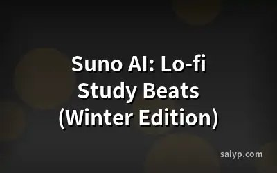 Suno AI: Lo-fi Study Beats (Winter Edition)