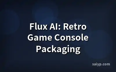 Flux AI: Retro Game Console Packaging