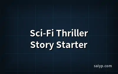 Sci-Fi Thriller Story Starter