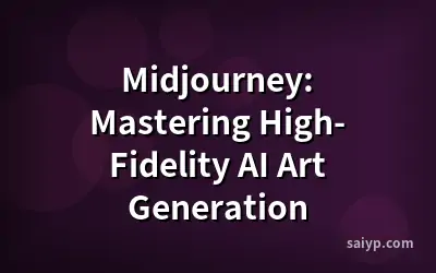 Midjourney: Mastering High-Fidelity AI Art Generation