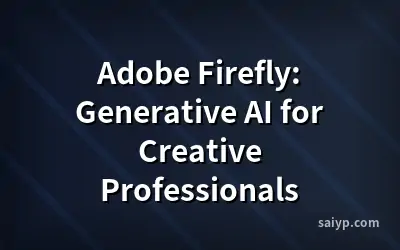 Adobe Firefly: Generative AI for Creative Professionals