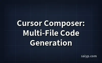 Cursor Composer: Multi-File Code Generation