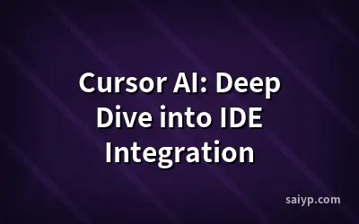Cursor AI: Deep Dive into IDE Integration