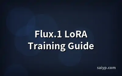 Flux.1 LoRA Training Guide
