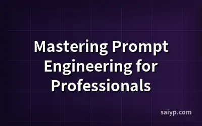 Mastering Prompt Engineering for Professionals