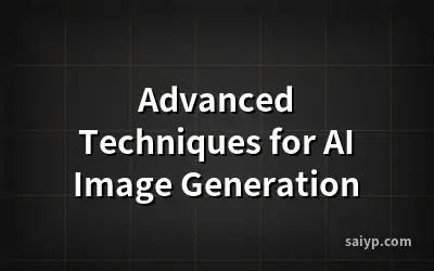 Advanced Techniques for AI Image Generation