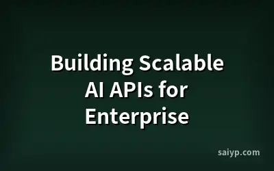 Building Scalable AI APIs for Enterprise