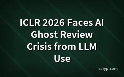 ICLR 2026 Faces AI Ghost Review Crisis from LLM Use