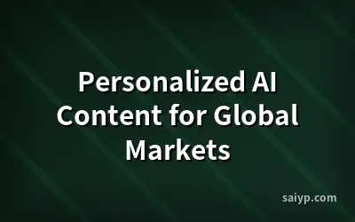 Personalized AI Content for Global Markets