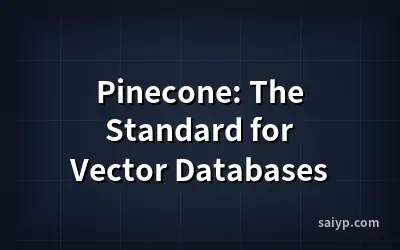 Pinecone: The Standard for Vector Databases