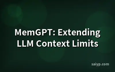 MemGPT: Extending LLM Context Limits